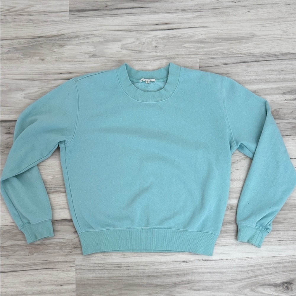 Z Supply Women's Teal Sweater size small - Picture 1 of 7